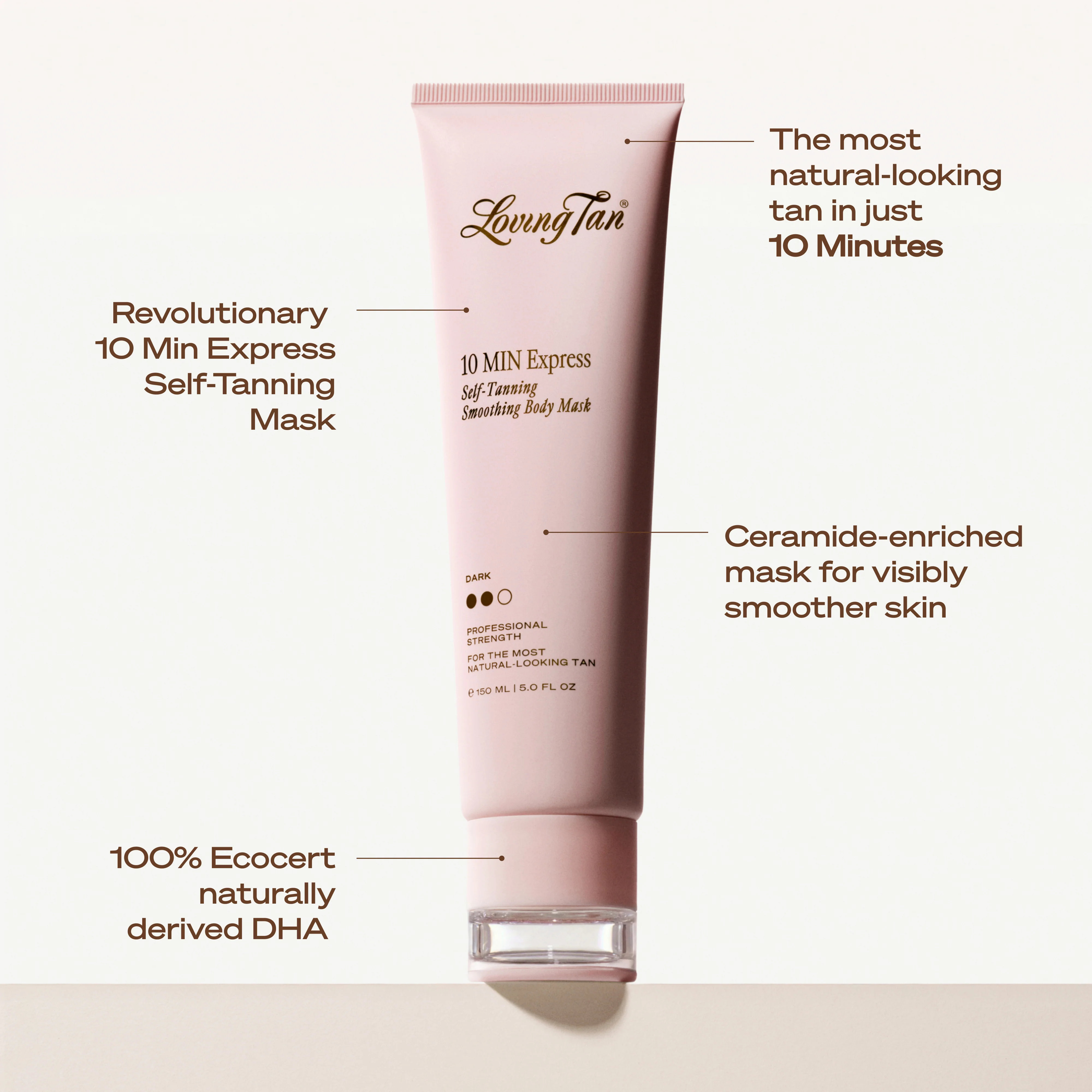 10 MIN Express Self-Tanning Smoothing Mask Dark - Image 5