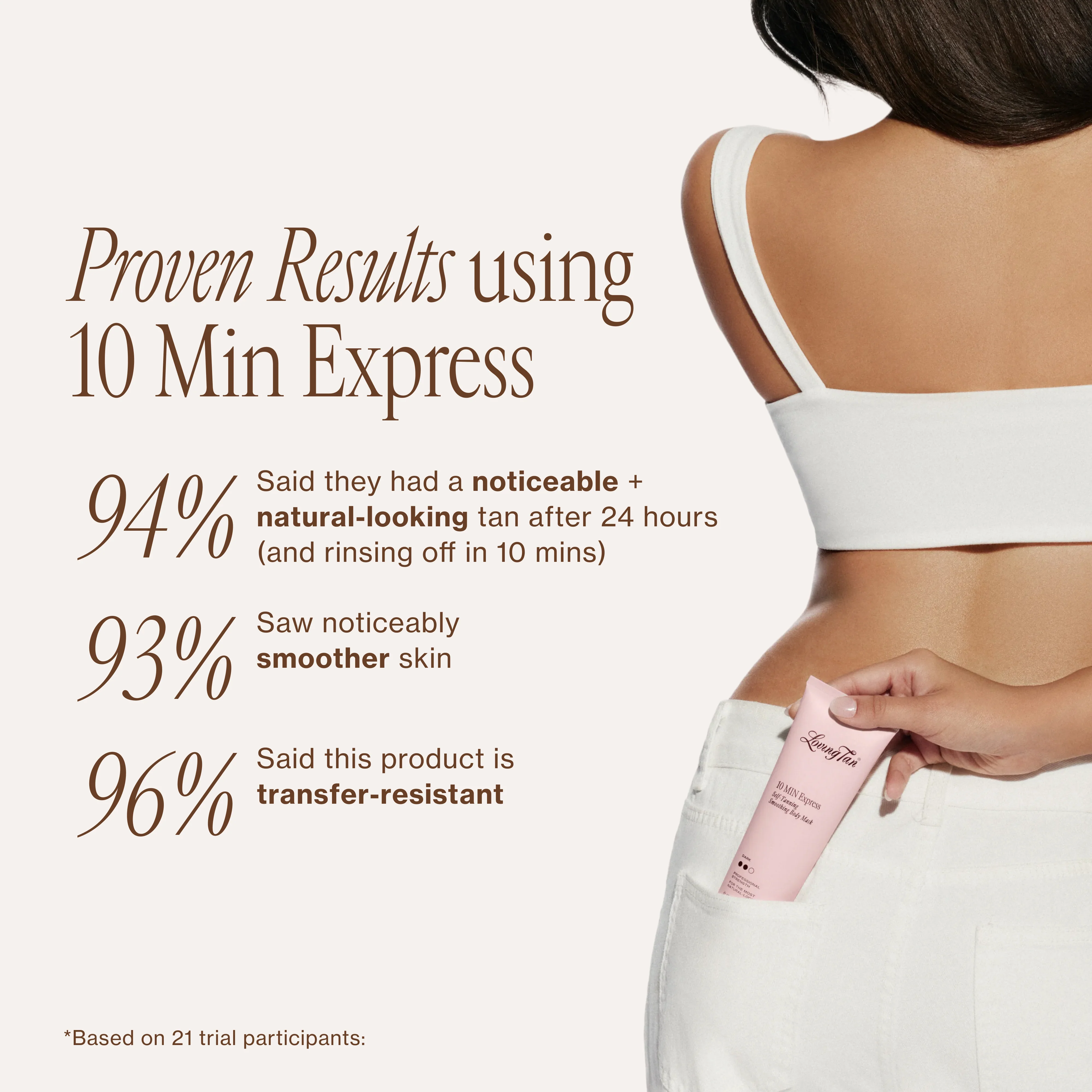 10 MIN Express Self-Tanning Smoothing Mask Dark - Image 6