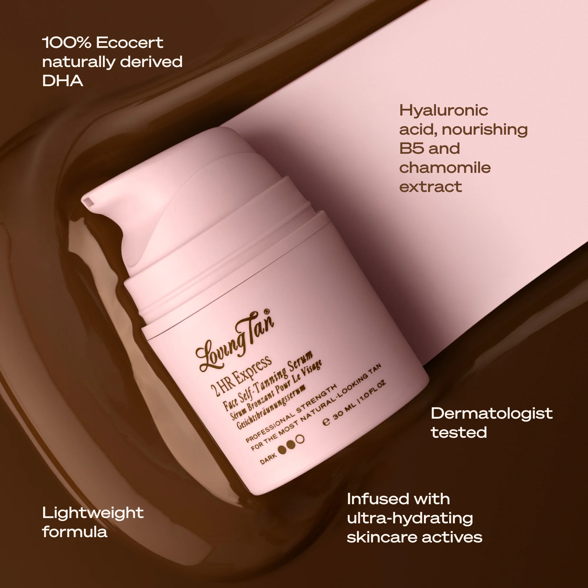 2 HR Express Face Self-Tanning Serum Dark - Image 6