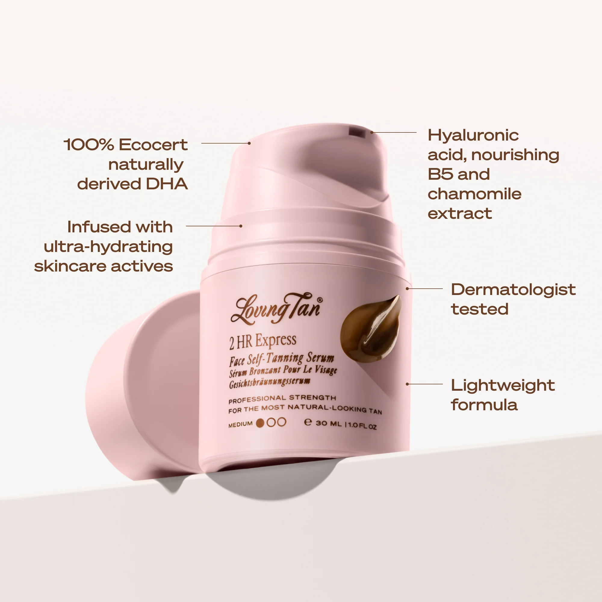 2 HR Express Face Self-Tanning Serum Medium - Image 6