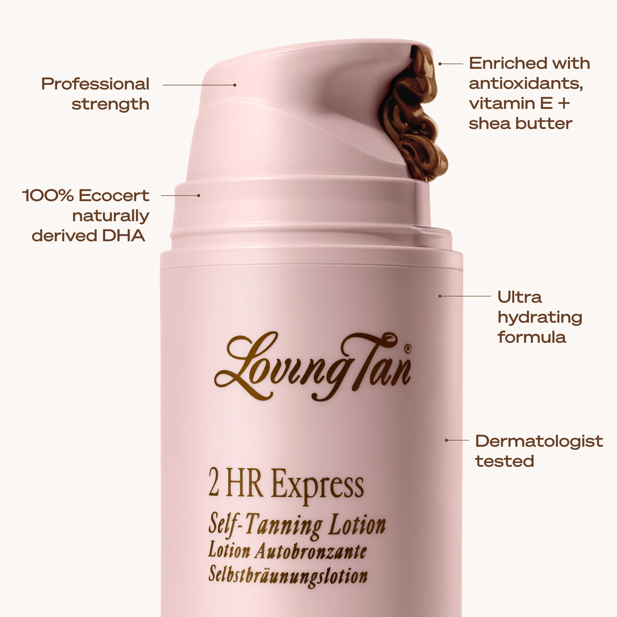 2 HR Express Self-Tanning Lotion Medium - Image 6