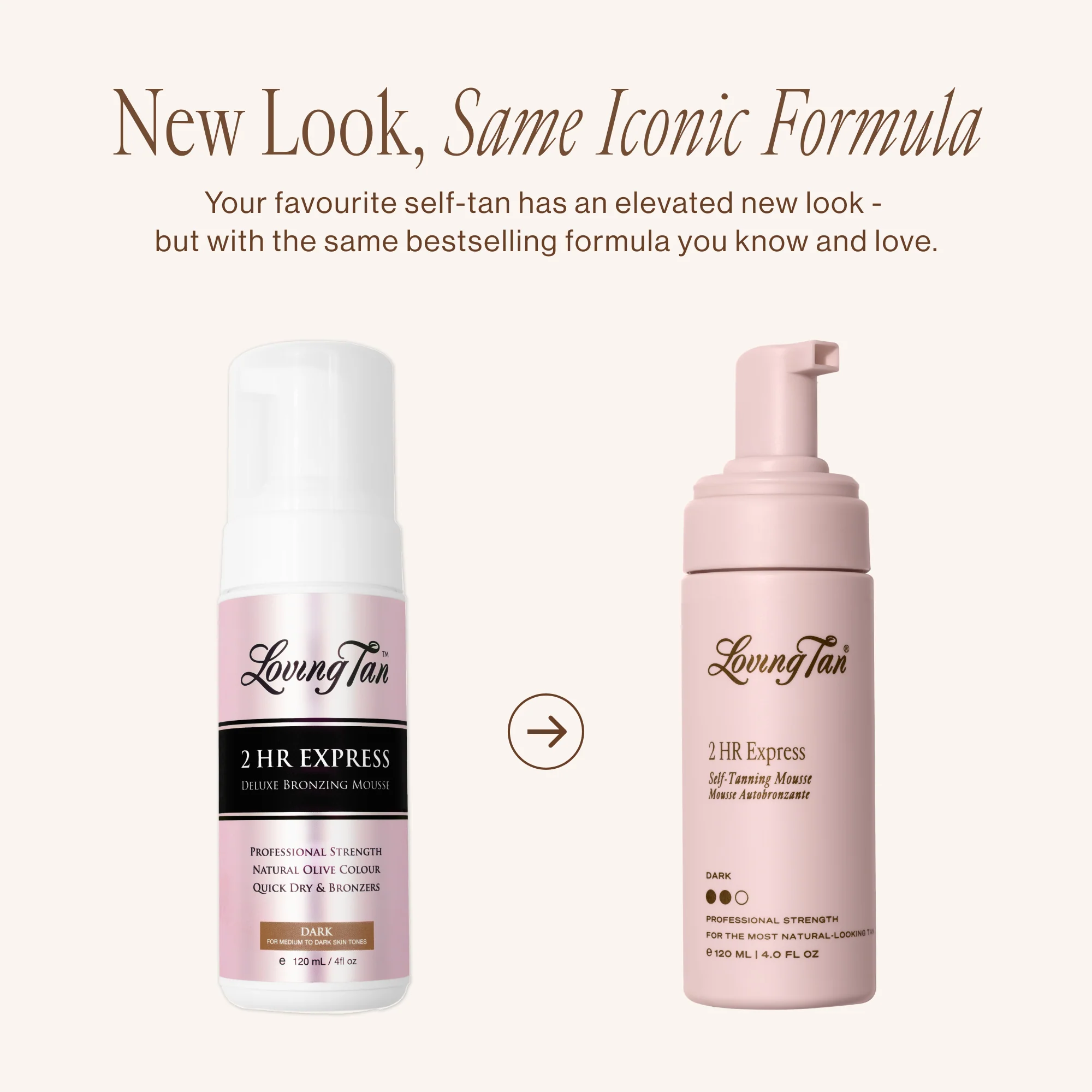 2 HR Express Self-Tanning Mousse Dark - Image 3