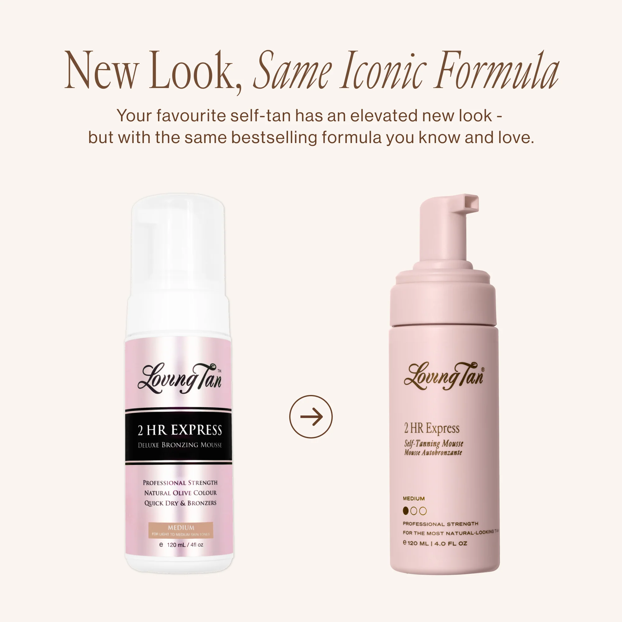 2 HR Express Self-Tanning Mousse Medium - Image 3