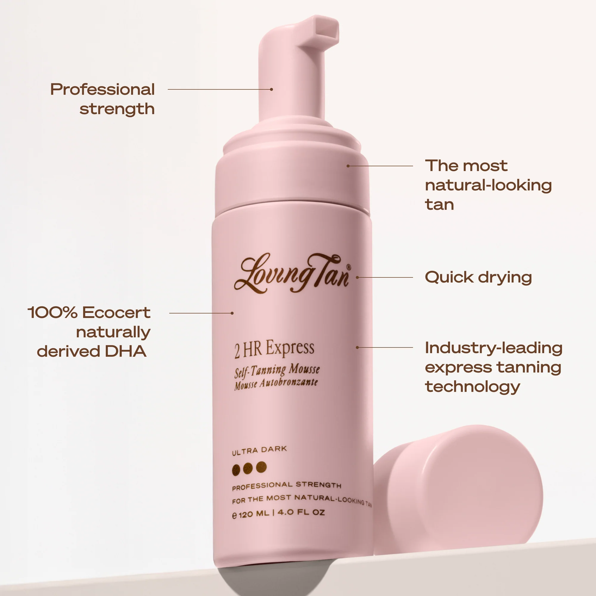 2 HR Express Self-Tanning Mousse Ultra Dark - Image 6