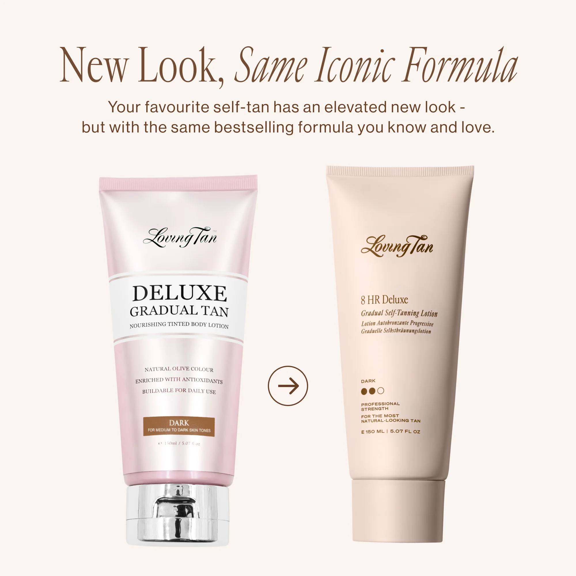 8 HR Deluxe Gradual Self-Tanning Lotion Dark - Image 3