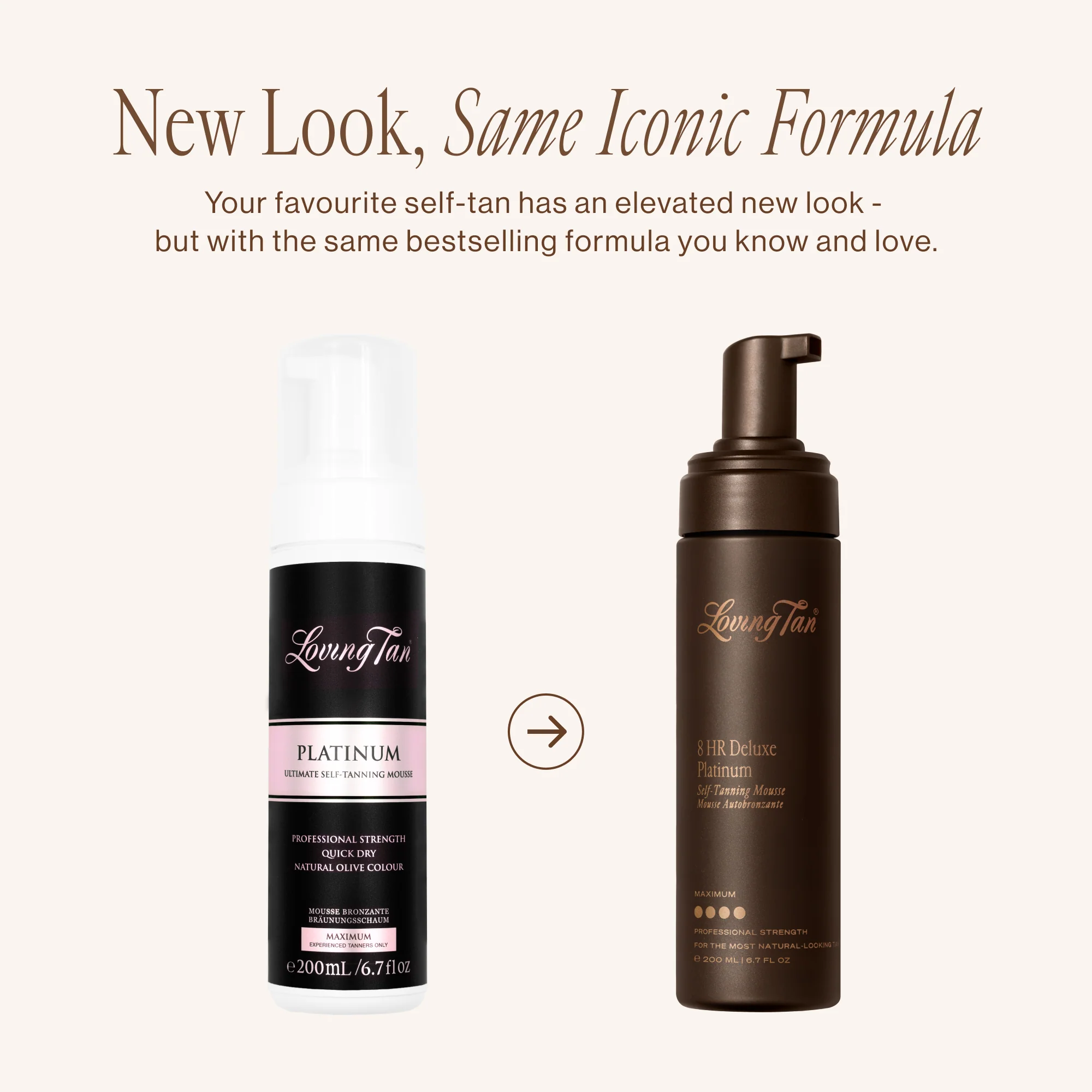 8 HR Deluxe Platinum Self-Tanning Mousse 200ml - Image 3